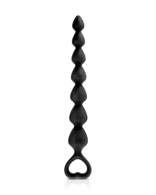 Stimulateur anal BACK LOVE BLACK MEDIUM de Glamy pour plaisir intense-1