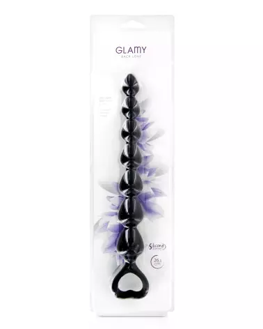 Stimulateur anal BACK LOVE BLACK MEDIUM de Glamy pour plaisir intense-2