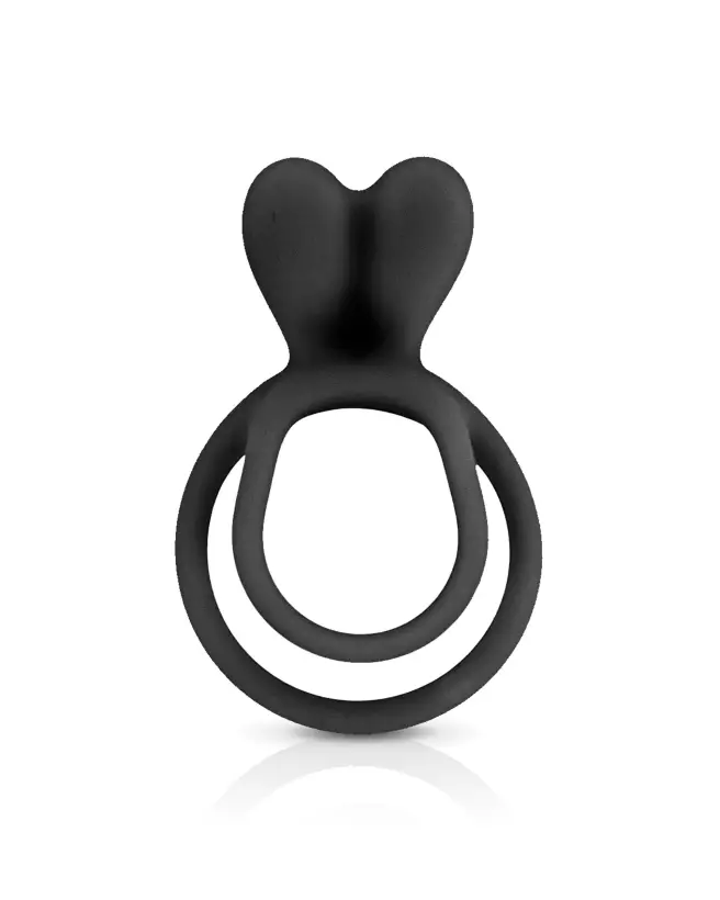 Double Cockring Black de Glamy pour renforcer performance et plaisir-1
