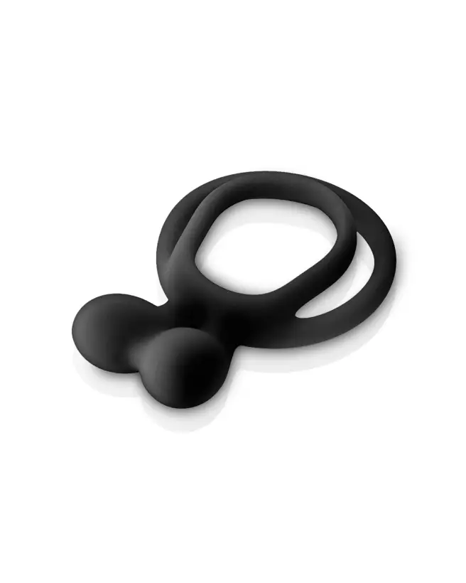 Double Cockring Black de Glamy pour renforcer performance et plaisir-3