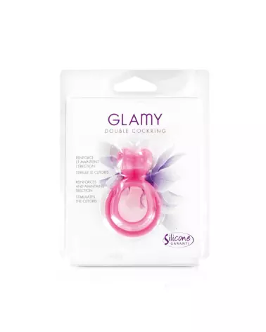 Double Cockring Pink de Glamy pour performance et confort optimal-2
