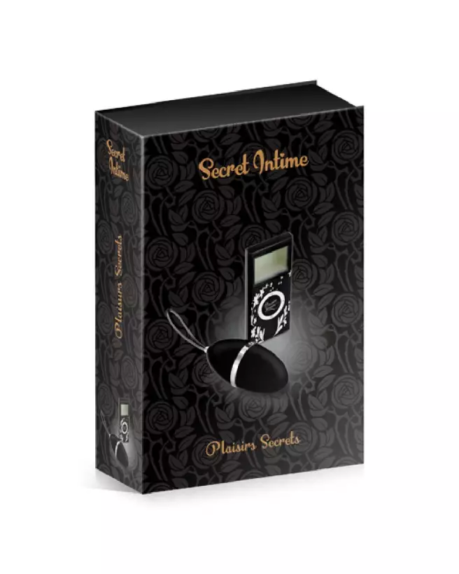 Image de l'EGG SECRET INTIME BLACK, oeuf vibrant télécommandé par Secret Intime-2