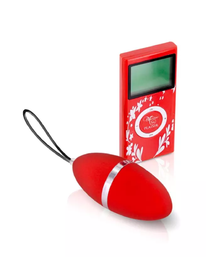 Image de l'EGG SECRET INTIME RED, oeuf vibrant télécommandé pour plaisir discret-1