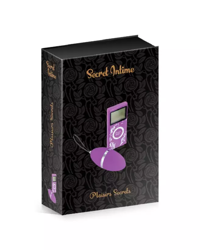 Image de l'EGG SECRET INTIME PURPLE, oeuf vibrant télécommandé de SECRET INTIME-2