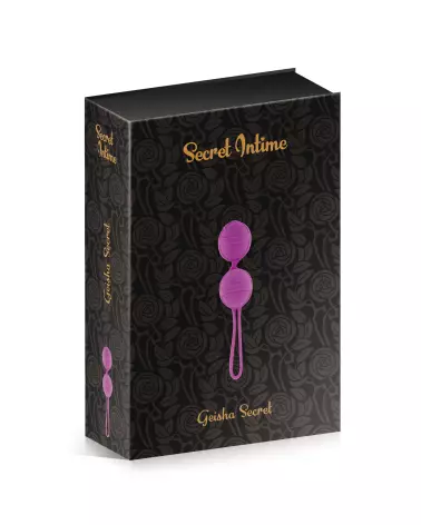 Image du produit GEISHA SECRET INTIME PURPLE, boules de Geisha pour renforcement pelvien et plaisir intime.-2