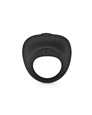 Cockring vibrant noir Glamy pour endurance et plaisir-1