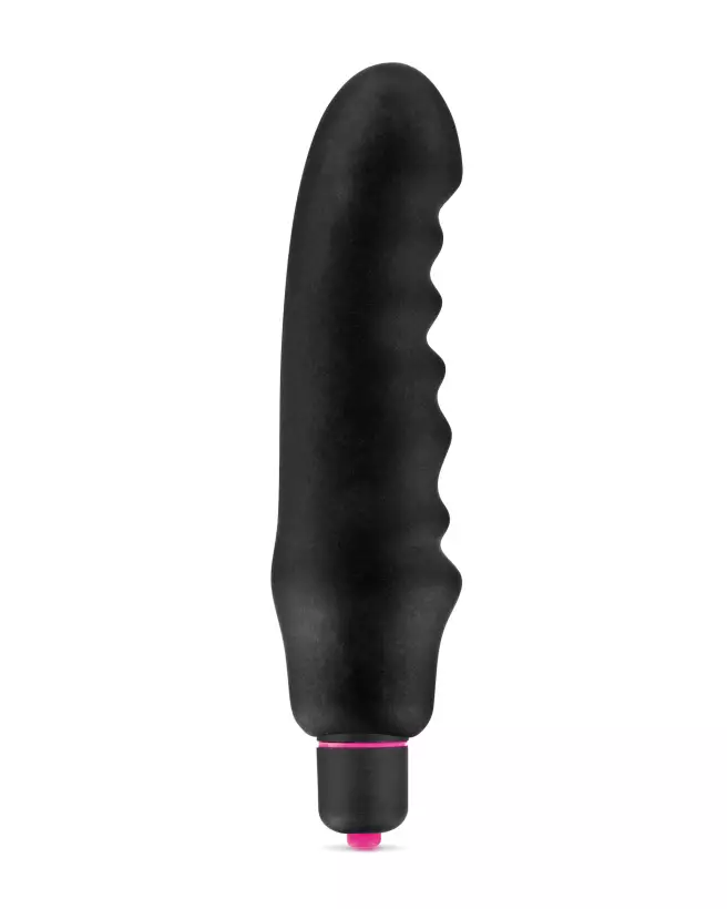 MY FIRST CHUBBIE BLACK vibromasseur pour débutants en silicone doux-1