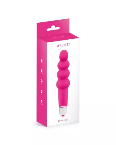 Image du vibromasseur MY FIRST BOOM STICK PINK, idéal pour débutants, stimulation douce et ergonomique-2