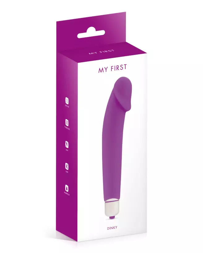 Image du vibromasseur MY FIRST DINKY PURPLE, sextoy discret et efficace pour plaisir personnel-2