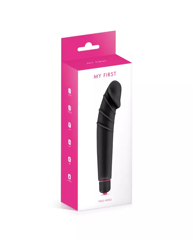 Image du vibromasseur MY FIRST YOO HOO BLACK, jouet intime élégant et puissant pour plaisir personnel-2
