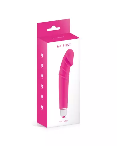 Image du vibromasseur MY FIRST YOO HOO PINK, sextoy doux et ergonomique pour débutants-2