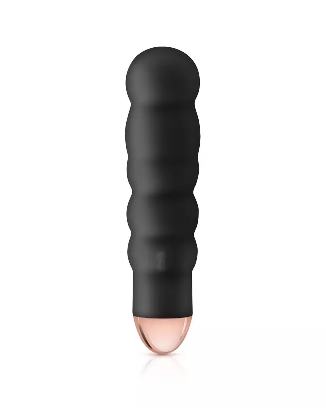 Image du vibromasseur MY FIRST GIGGLE BLACK, idéal pour débutants, design élégant et discret-1