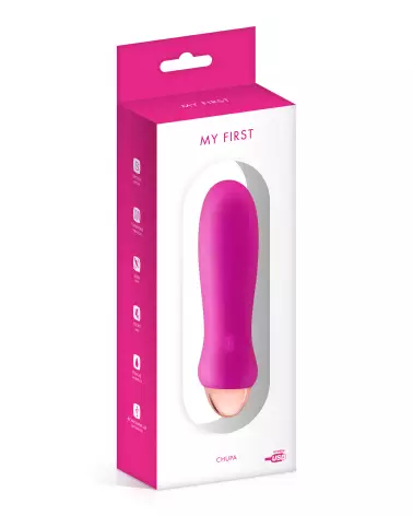Image du vibromasseur MY FIRST CHUPA PINK, idéal pour débutants, en rose doux-2