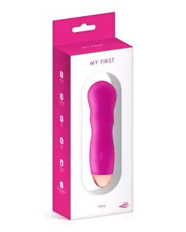 Image du vibromasseur My First Twig Pink, élégant et discret pour débutants-2