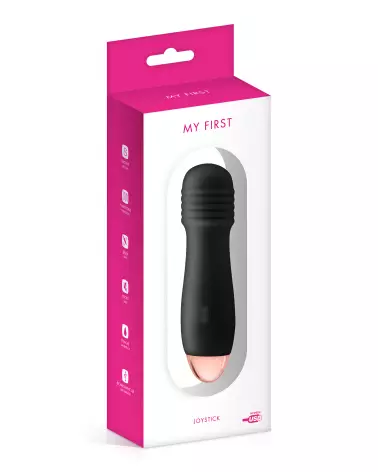 Vibromasseur MY FIRST JOYSTICK BLACK pour stimulation intime et plaisir personnel-2