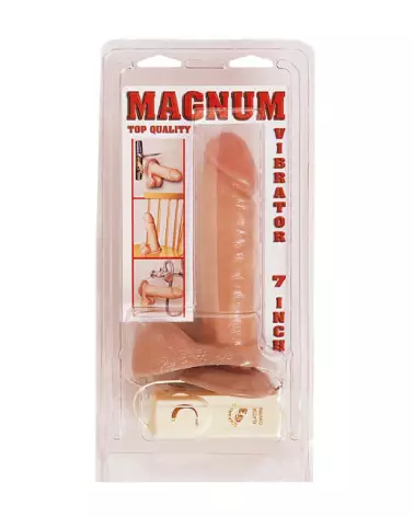 MAGNUM 7 FLESH VIBRATING sextoy réaliste de BELGO-PRISM avec vibrations-2