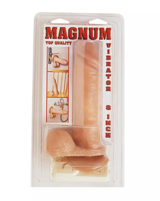 Image MAGNUM 8 FLESH VIBRATING BELGO-PRISM Sextoy Réaliste Vibrant-2