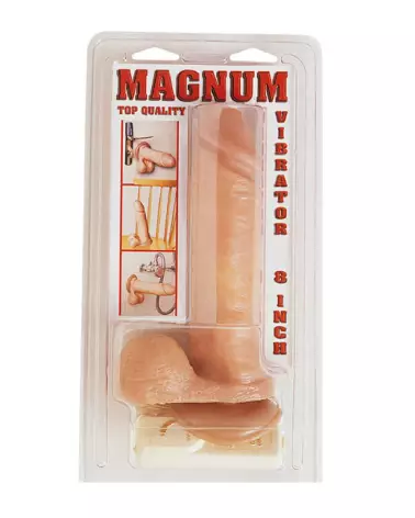 Image MAGNUM 8 FLESH VIBRATING BELGO-PRISM Sextoy Réaliste Vibrant-2