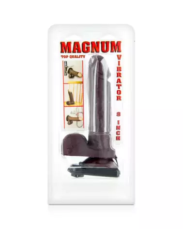 Image du Magnum 8 Black Vibrating de BELGO-PRISM, sextoy réaliste et vibrant-2