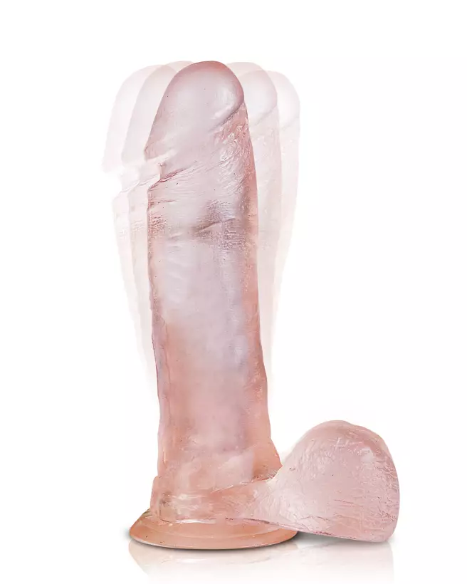 Image du vibromasseur REAL ONE 8 PINK par BELGO-PRISM en Jelly-1