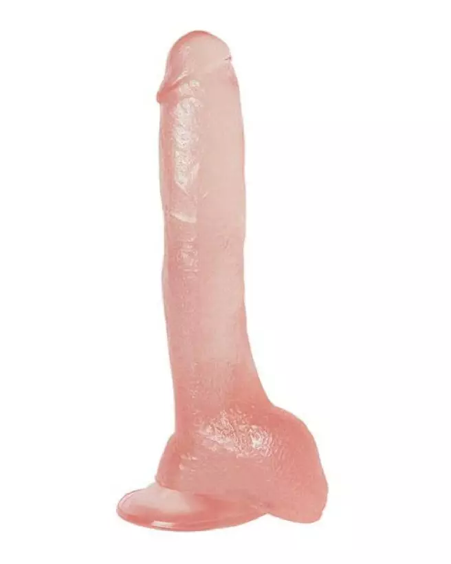 Image du REAL ONE 10 PINK de BELGO-PRISM en jelly vibrant pour plaisir intime-1