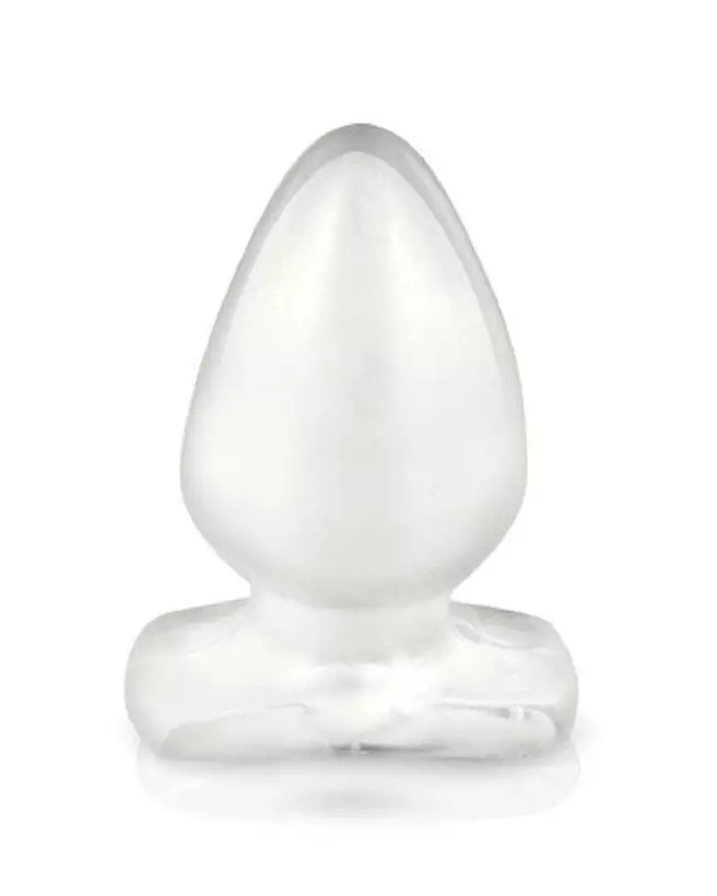 Photo du Plug Anal Medium Clear Plug & Joy de BELGO-PRISM pour confort et sécurité-1