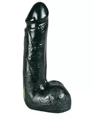 Gode XXL All Black BELGO-PRISM 19 cm Noir-1