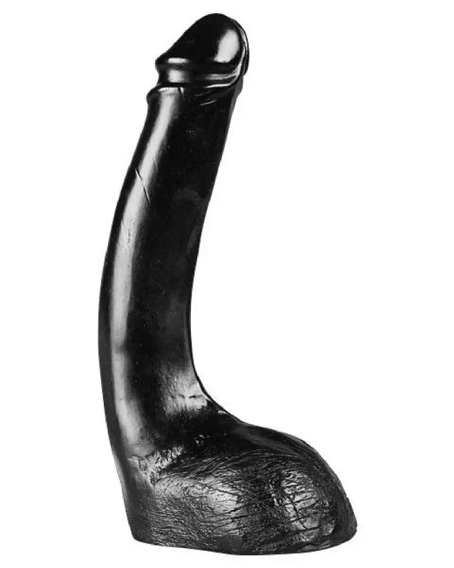 Gode Noir XXL 31 cm All Black BELGO-PRISM Silicone Haut de Gamme-1