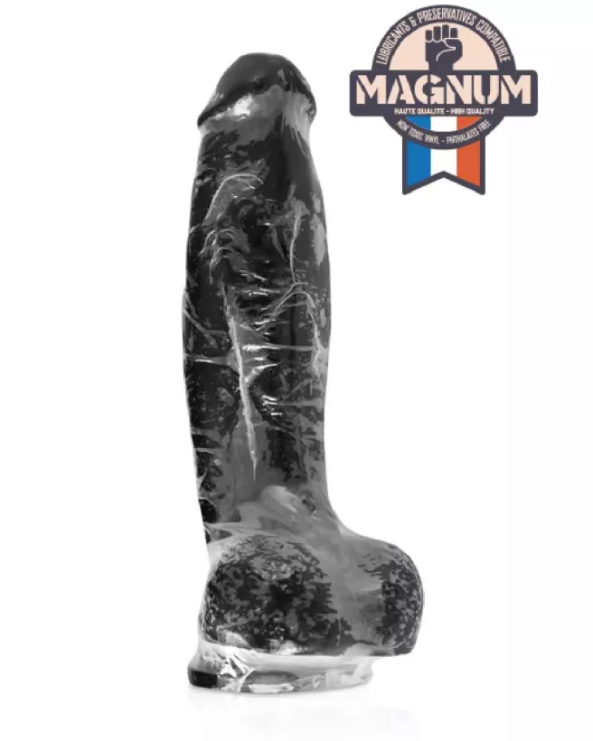 Image du Magnum 13 Gode XXL Noir, gode grand format et hypoallergénique-2
