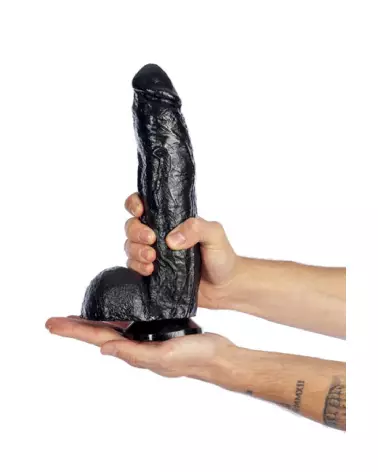 Magnum 18 Gode XXL Noir, Dildo Géant Realiste, Sexe Toy de Taille XXL-4