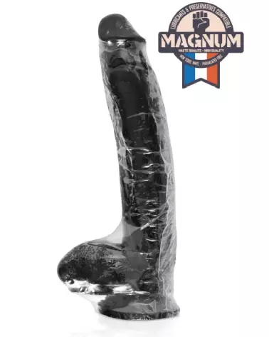 Image du Magnum 20 Gode XXL Noir, sextoy grande taille pour plaisir intense-2