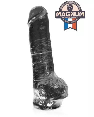 Photo du Magnum 28 Gode XXL Noir, gode géant et réaliste-2