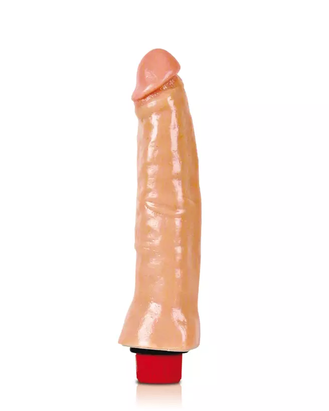 Gode vibrant 9 pouces Tribal Line de BELGO-PRISM, sextoy réaliste-1