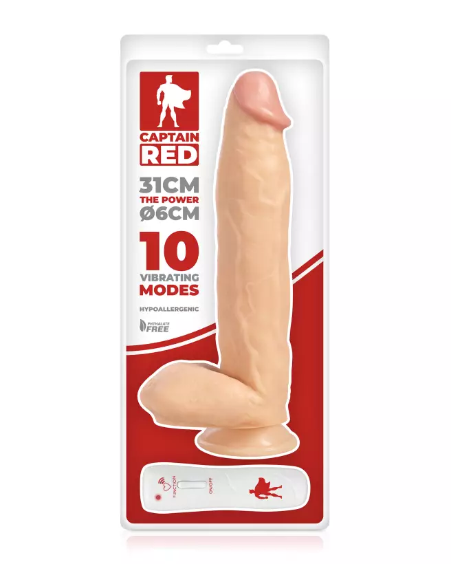 Image CAPTAIN RED - THE POWER XXL montrant la robustesse et le style unique du produit-2