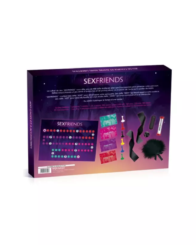 Image JEU SEXFRIENDS - Jeu de société coquin Wolnash France pour soirées adultes-3