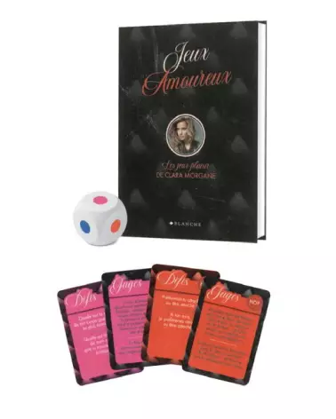 Coffret Jeux Amoureux de Clara M par Editions Blanche - Jeu de société coquin pour couples-1