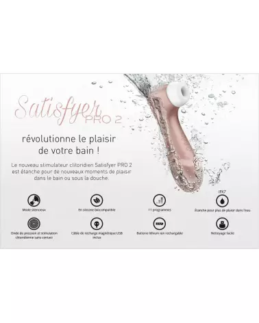 Image du Satisfyer Pro 2, stimulateur clitoridien innovant-2