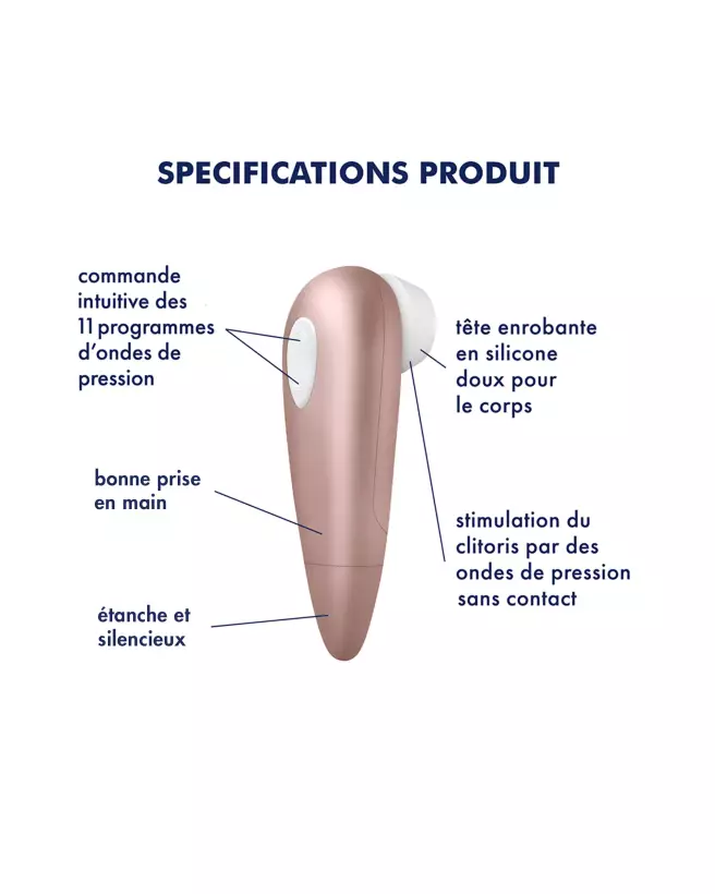 Image du Satisfyer Number One, stimulateur clitoridien discret et efficace-5