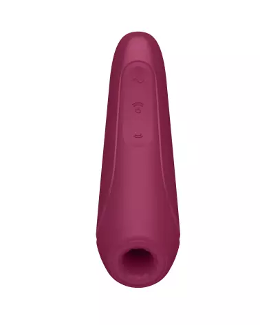 Image du Satisfyer Curvy 1+ Bordeaux, stimulateur clitoridien haut de gamme-3