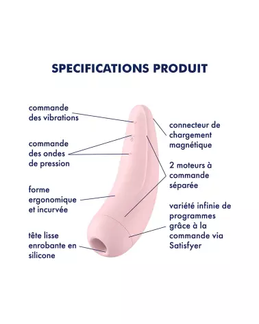 Image du Satisfyer Curvy 2+ Rose, stimulateur clitoridien innovant-3