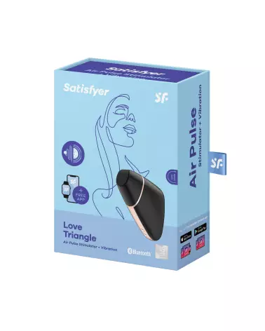 Image du Satisfyer Love Triangle Noir, stimulateur clitoridien discret et efficace-2