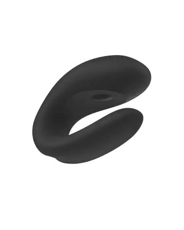 Satisfyer Double Joy Noir pour couple, sextoy ergonomique et waterproof-4