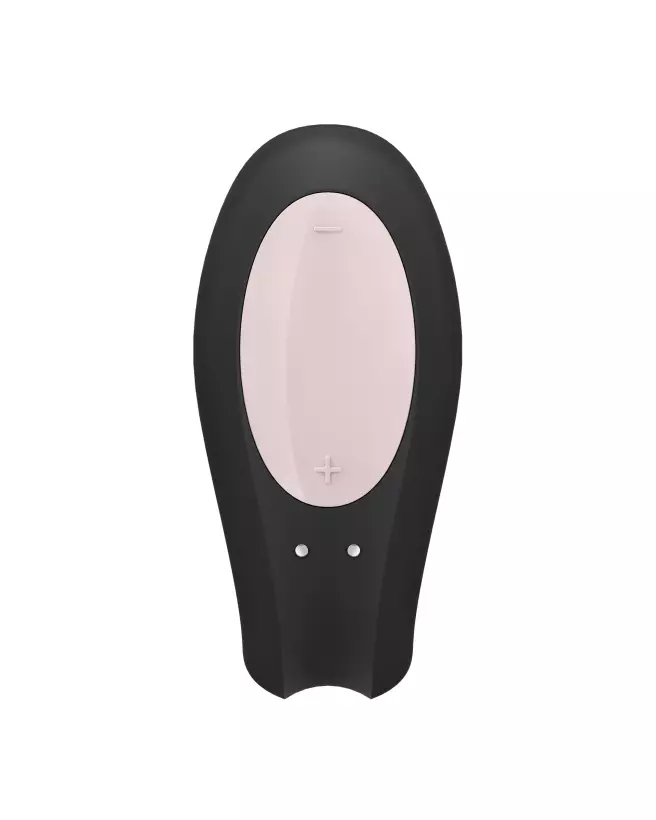 Satisfyer Double Joy Noir pour couple, sextoy ergonomique et waterproof-6