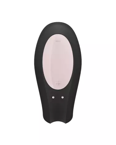 Satisfyer Double Joy Noir pour couple, sextoy ergonomique et waterproof-6