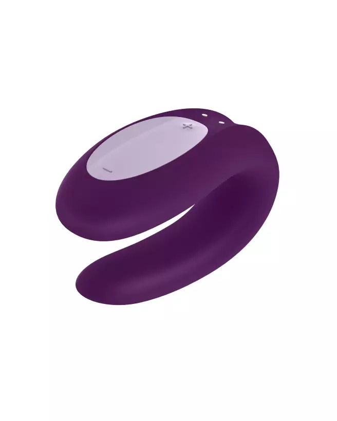 Image du Satisfyer Double Joy Violet, sextoy connecté pour couples-3