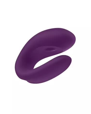 Image du Satisfyer Double Joy Violet, sextoy connecté pour couples-4