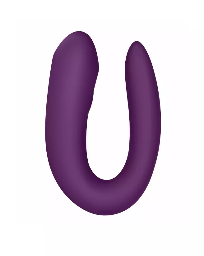 Image du Satisfyer Double Joy Violet, sextoy connecté pour couples-5