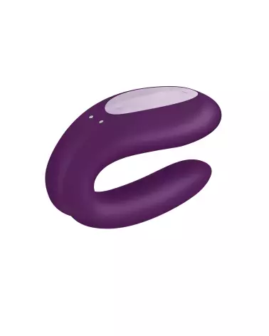 Image du Satisfyer Double Joy Violet, sextoy connecté pour couples-7