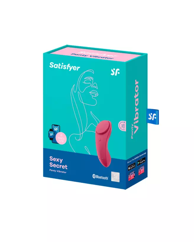 Image du Satisfyer Sexy Secret Panty Rose, stimulateur clitoridien discret-2