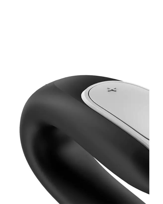 Image du Satisfyer Double Fun Noir, sextoy pour couples avec contrôle via application-3